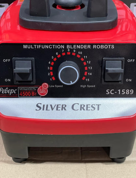 Silver Crest 2 in 1 SC-1589 Heavy Duty Blender | Powerfull Motor | Unbreakble Jugs