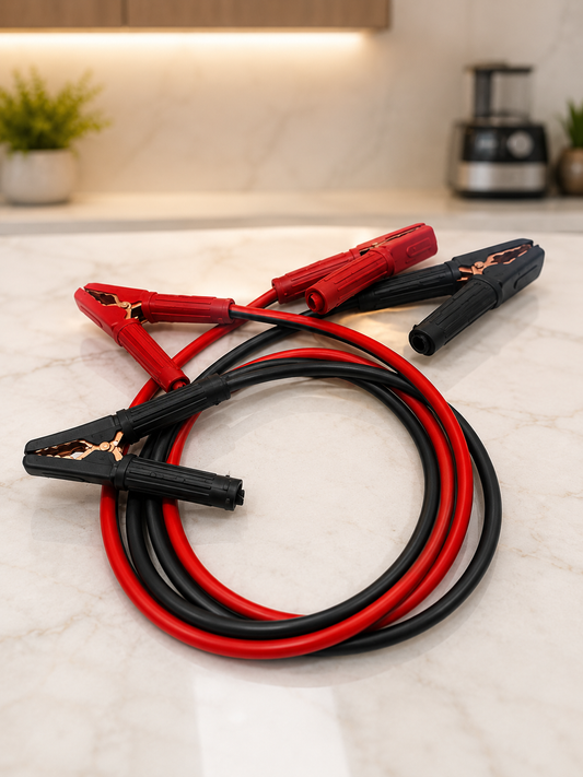 ⚡ Heavy Duty Emergency Jumper Cables – 9ft/6ft Extra Reach, 200A/300A – | 95mm Strength