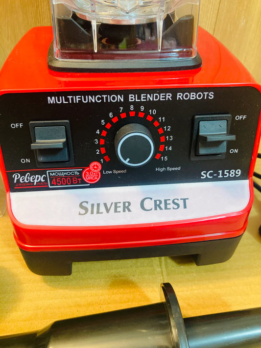 Silver Crest 2 in 1 SC-1589 Heavy Duty Blender | 4500W Powerfull Motor | Unbreakble Jugs