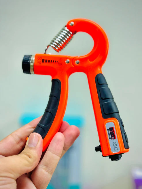 5–60kg Adjustable Hand Gripper with Automatic Counter & Non-Slip Grip | AfridiElectronics.com
