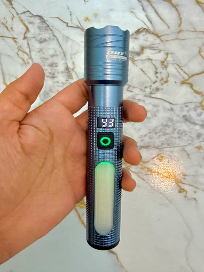 X-BALOG LED Torch | Rechargeable Lithium Battery | 4-Hours Backup | 500-1km range