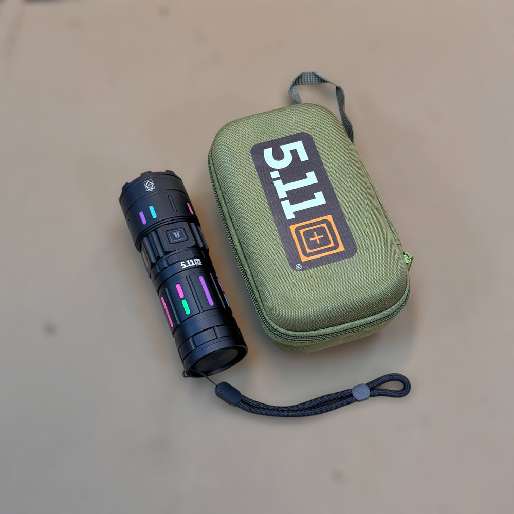 Imported USA 5.11 Long Range High Power Torch | 5 Hours Backup with Display