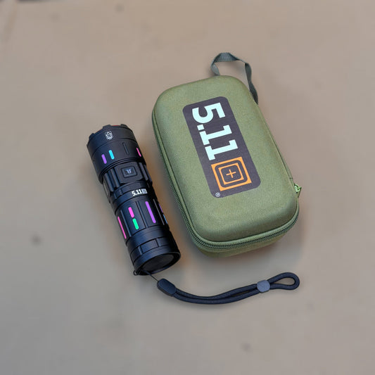 Imported USA 5.11 Long Range High Power Torch | 5 Hours Backup with Display