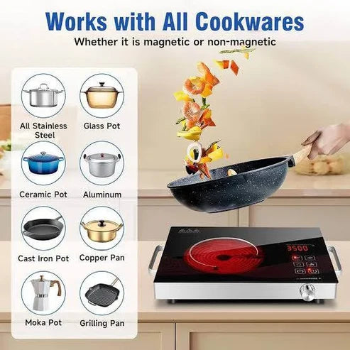 🔥 German Lot Ancher Plus 2200W Hot Plate | Touch Control |1 Year Warranty
