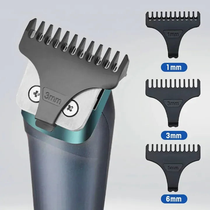 DALING DL-9218 3-in-1 Grooming Kit – Professional Hair, Beard & Nose Trimmer | Precision Grooming at Home