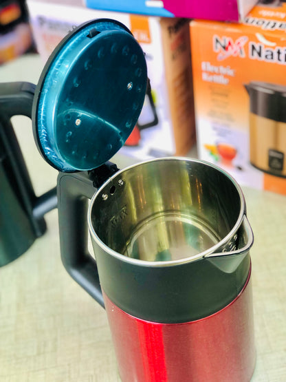 Lot Electric Kettle 2L - Cordless, 360° Rotating Base & Auto Shut-Off - Stylish Design