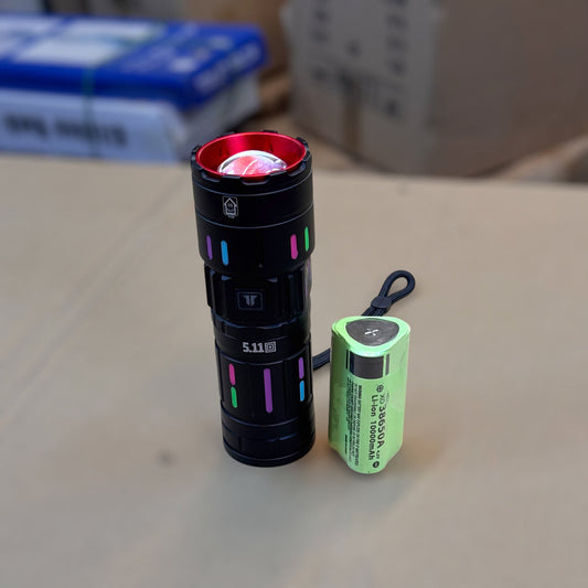 Imported USA 5.11 Long Range High Power Torch | 5 Hours Backup with Display