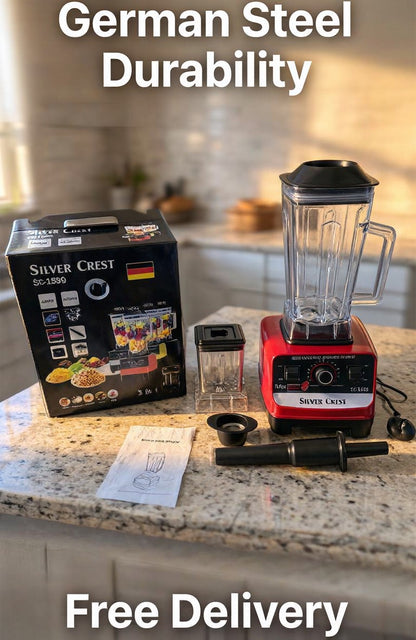 Silver Crest 2-in-1 Blender SC-1589  – 2.5L Unbreakable Jug