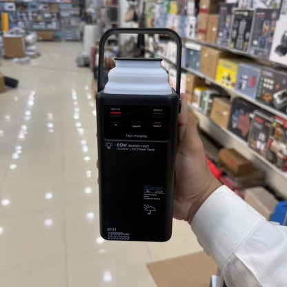 Kamal Foldable LED Power Banks – 30000mAh / 80000mAh / 130000mAh Fast Charging