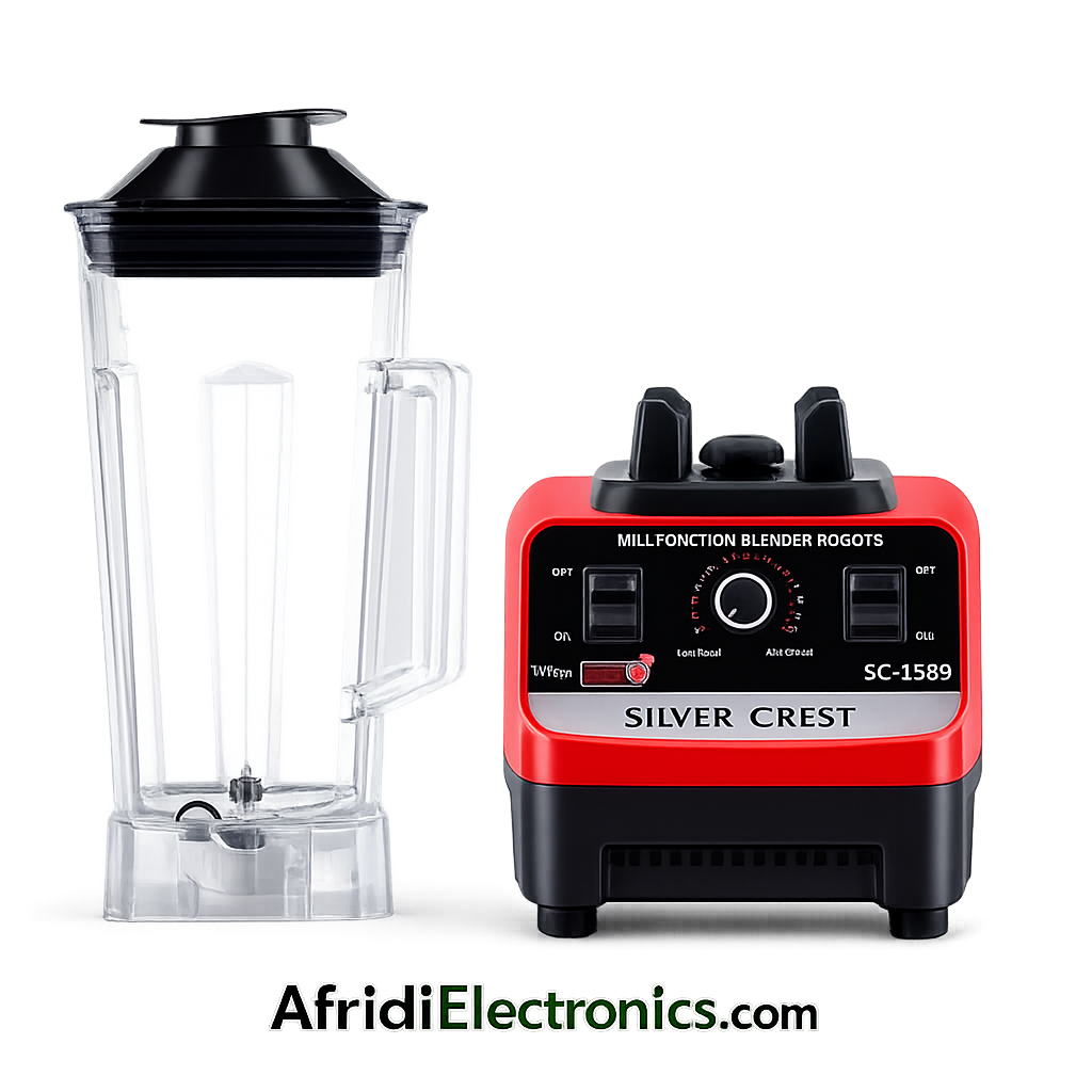Silver Crest SC-1589 Heavy Duty Blender & Grinder | 4500W Multi-Purpose Juicer | Ice Crusher & Food Processor