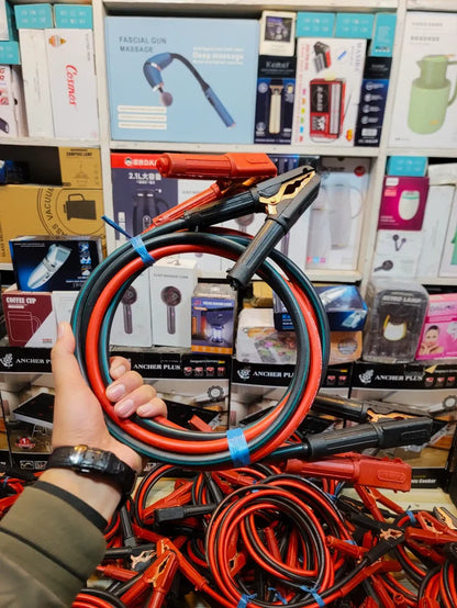 ⚡ Heavy-Duty Jumper Cables – Quick Battery Start | 95mm Strength | 9ft/6ft
