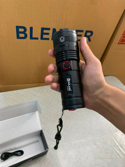 🔦 Powerful Torch with 5+ Hour Backup + Power Bank