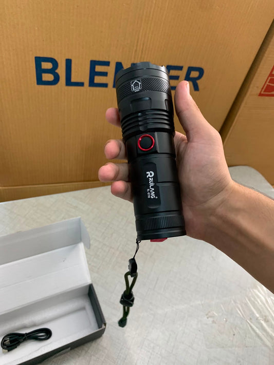 🔦 Powerful Torch with 5+ Hour Backup + Power Bank
