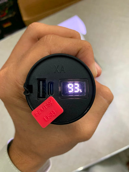 🔦 Powerful Torch with 5+ Hour Backup + Power Bank