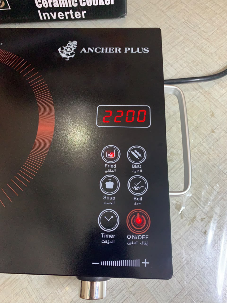 🔥 Ancher Plus 2200W Inverter Hot Plate – 100% Copper | Touch Control | 1 Year Warranty