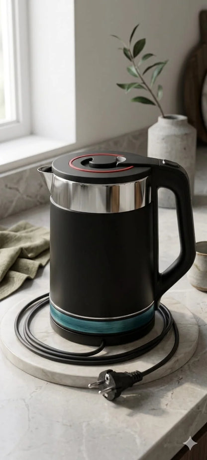 Automatic Electric Kettle 2L AZ-18 – Stainless Steel, Cordless & 2000W