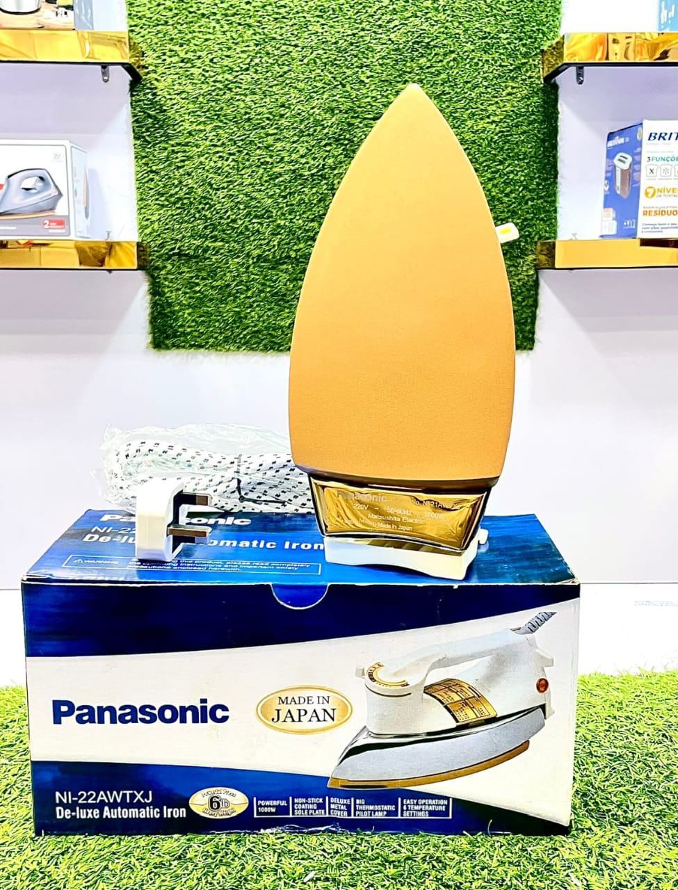 Panasonic Golden Plate Iron - Non-Stick | Smooth & Safe Ironing