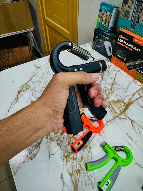 Imported Hand Gripper (5–60kg) Adjustable | Automatic Counter | Non-Slip Grip | Hand Excerciser