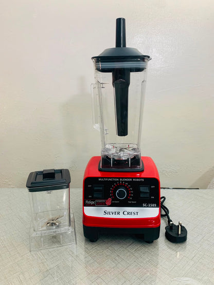 Silver Crest 2 in 1 SC-1589 Heavy Duty Blender | Powerfull Motor | Unbreakble Jugs