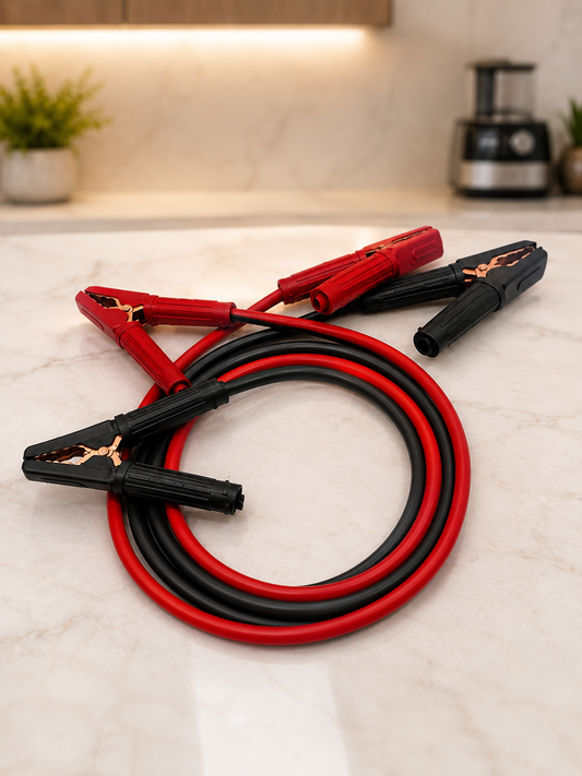 ⚡ Heavy Duty Emergency Jumper Cables – 9ft/6ft Extra Reach, 200A/300A – | 95mm Strength