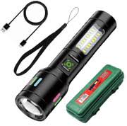 X-BALOG LED Torch | Rechargeable Lithium Battery | 4-Hours Backup | 500-1km range