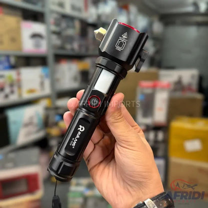 🔦 Ruiling RL-2210 Powerful Safety Torch – 1KM Long Range | 8800mAh