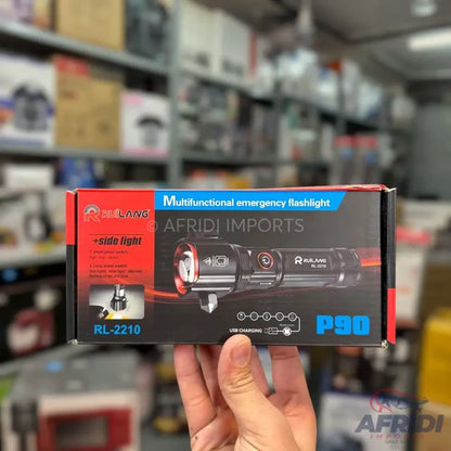 🔦 Ruiling RL-2210 Powerful Safety Torch – 1KM Long Range | 8800mAh