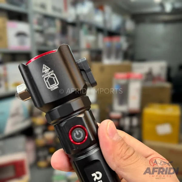 🔦 Ruiling RL-2210 Powerful Safety Torch – 1KM Long Range | 8800mAh