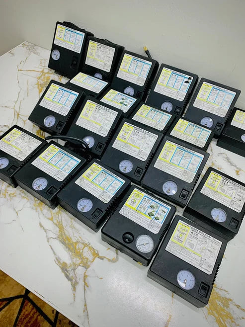 Original Japan Lot Tyre Inflator – Powerful 35-45 PSI Air Pump for All Vehicles